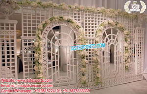 Marco Decorativo para Fondo de Ceremonia de Boda, Paneles de Fondo para Boda Asiática, Decoración de Marco Dorado para Boda, Australia - Product Image 4