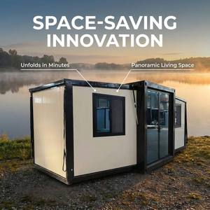 Conteneur modulaire extensible en acier de 20 pieds, kit de bureau préfabriqué, conteneur d'expédition, hôtel, maison à <span class=keywords><strong>vendre</strong></span> - Product Image 1