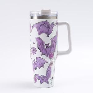 Horror Halloween Tumbler With Lid And Straw Coffee Mugs 40oz <b>Gift</b> <b>For</b> Women Spooky Insulated Stainless Steel Travel <b>Gifts</b> Cup - Product Image 3