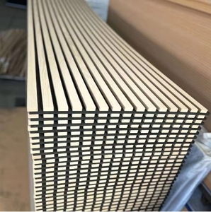 Pannelli acustici moderni 3D MDF in legno massello da parete <span class=keywords><strong>e</strong></span> soffitto di grandi dimensioni fonoassorbenti per appartamenti con pannelli fonoassorbenti - Product Image 5