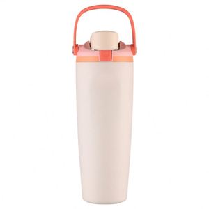 Botella de Agua de Acero Inoxidable de Doble Pared con Aislamiento al Vacío, Ecológica, Libre de BPA, de Alta Calidad, 30 oz, con Asa - Product Image 1