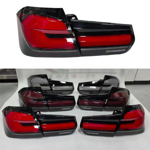 Luces Traseras LED de Alta Calidad para BMW Serie 3 G30 G38 2013-2018, Lente Transparente, 6000K, 6000 Lúmenes, 12V, 36W, con Funciones de Direccional, Freno y Reversa, Nuevas con Conector - Product Image 1