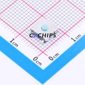 K2-1157SQ Tactile Switch SMD Switch ( Operating Force: 2.5N )( Mounting Type: Vertical Mount )( Switch Length: 6.4mm ) - Product Image 1