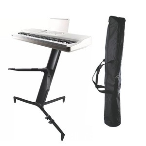 Support de clavier électronique <span class=keywords><strong>pliable</strong></span> avec microphone audio détachable et support iPad pour sac de rangement de musique - Product Image 4