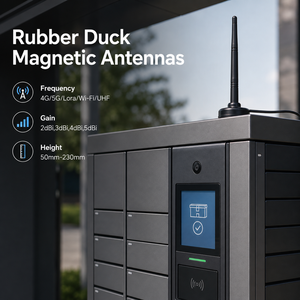 <span class=keywords><strong>Antena</strong></span> de doble banda WiFi <span class=keywords><strong>2</strong></span>.4G 5.8G tipo pato de goma 4G 5G LoRa UHF 3dBi 5dBi con base magnética para SMA Macho 3 metros - Product Image 3