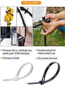 100 Chiếc Releasable Nylon Cable <span class=keywords><strong>Tie</strong></span> 8*200/250/300 Đầy Màu Sắc Loose Slipknot <span class=keywords><strong>Tie</strong></span> Tái Sử Dụng Bao Bì Nhựa Zip <span class=keywords><strong>Tie</strong></span> Bọc Dây Đeo - Product Image 4