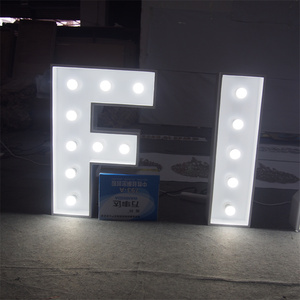 Marquee Numbers 2ft Marquee Letter Sign Club Store Shop Sign Iluminado 3ft Led Numbers Marquee Letter con <span class=keywords><strong>bombillas</strong></span> - Product Image 3