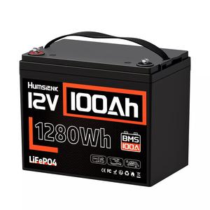 Batería de ciclo profundo de estado sólido LiFePO4 de 12V 100Ah 200Ah 300Ah, 2000 ciclos, amplio rango de temperatura para RV, electrodomésticos y golf - Product Image 4