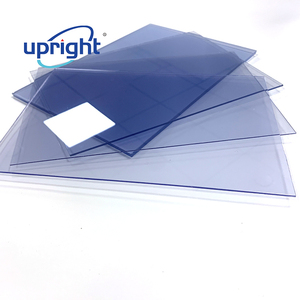 Hoja de PVC <span class=keywords><strong>transparente</strong></span> vertical con tinte azul Plástico rígido <span class=keywords><strong>transparente</strong></span> para plantillas de prendas y tableros de tela - Product Image 1