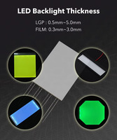 Feuille diffuseur de lumière LED, écran LCD rétroéclairé, module LED rétroéclairage blanc