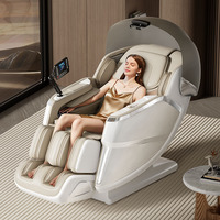 Produit de massage haut de gamme LEMESY, fauteuil de massage 4D Sl Track Zero Gravity, fournisseurs de massage, logo personnalisé, fauteuil de massage sonique