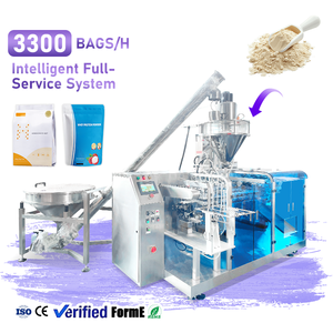 Fully Automatic Doypack Premade Bag Dry <b>Powder</b> Whey <b>Protein</b> <b>Powder</b> Filling Machine Four-sided Sealing Bag Packing Machine - Product Image 1