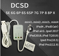 Cable de ingeniería DCSD usado, NO NUEVO, para iPhone, para iPad, línea de pantalla morada, lectura y escritura de datos del disco duro, desbloqueo de WIFI