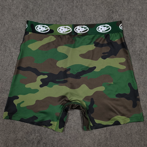 Bóxers Tácticos de Camuflaje Verde para Hombre |   Diseño Cómodo y Transpirable sin Etiquetas con Logotipo en la Cintura para Ropa de Trabajo, Personalización B2B - Product Image 4