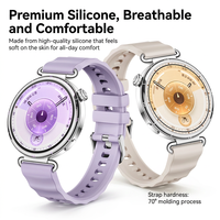 Bracelet de montre en silicone à libération rapide 18 mm pour Huawei Watch GT 6, ajustement fin, résistant à la transpiration, flexible, bracelet de sport