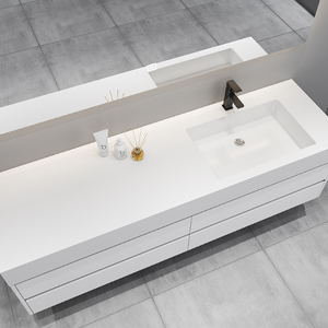 Juego <span class=keywords><strong>de</strong></span> tocador <span class=keywords><strong>de</strong></span> <span class=keywords><strong>baño</strong></span> personalizado, mueble sencillo con fregadero y espejo, precio <span class=keywords><strong>de</strong></span> china - Product Image 2