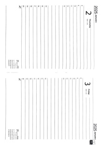 Wholesale A5 Leather Hardcover Notebook with 100 Sheets Customized Daily Planner for Students School <b>Gift</b> - Product Image 3