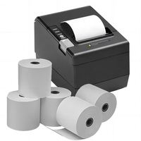 Rouleau de papier thermique A4 8.5 "x 11" Papier thermique A4 Imprimante thermique format PapeA4 pour documents continus à séchage rapide Notes d'étude