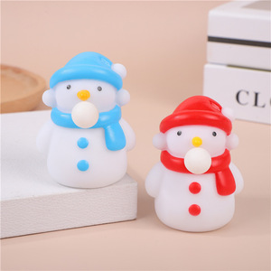 Christmas Santa Claus Squeeze Toy, <b>Bubble</b> Popper Stress Relief Toy, Cute Holiday Themed Squishy Toy for <b>Kids</b> and Adults - Product Image 2