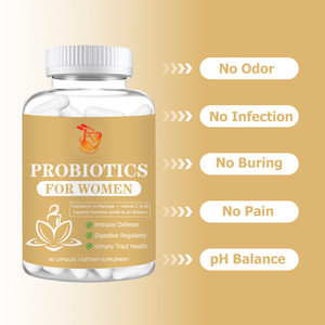 Compléments alimentaires naturels à base de plantes OEM ODM avec canneberge et vitamine C pour une meilleure absorption des nutriments, capsules de probiotiques - Product Image 2