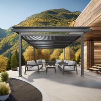 Kit pergola bioclimatique de pergola d'ombre en aluminium imperméable extérieure de Youya