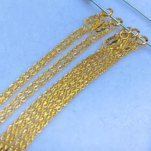 Collana a Catena in Oro Puro 18k Au750 con Corda Intrecciata, Gioielleria Fine all'Ingrosso - Product Image 4