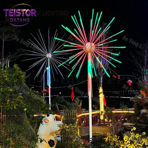 Arbre lumineux LED coloré en forme de feux d'artifice pour jardins, centres de villégiature, centres commerciaux et décoration paysagère saisonnière - Product Image 3