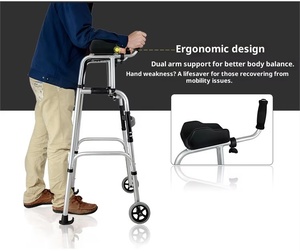 Aiuto per camminare in piedi con paralisi cerebrale emiplegica fratturata agli arti inferiori allenamento in piedi struttura per adulti - Product Image 6