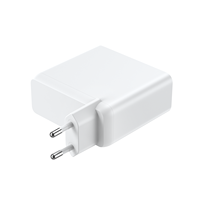 Chargeur mural PD100W à port unique certifié CE RoHS, prise EU, PD3.0QC3.0 Type-C GaN, alimentation stable ignifuge pour ordinateur portable