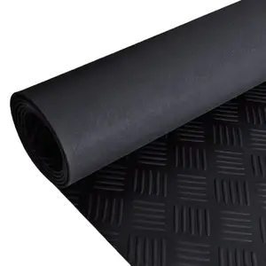 Duurzame Hoge Kwaliteit Checker Patroon 3Mm Anti Slip Rubber Vel Vloerrol Mat