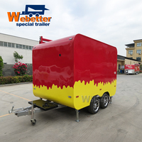 Webetter Camions de restauration personnalisés, Foodtruck, Restaurant mobile, Camionnette à hot-dogs, Churros, Burger, Remorque de traiteur, Remorque Food Truck