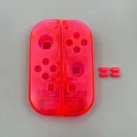 Casing Pelindung Gamepad Transparan Keras, Pengganti Casing untuk Nintendo Switch Joycon Remote, Perbaikan DIY