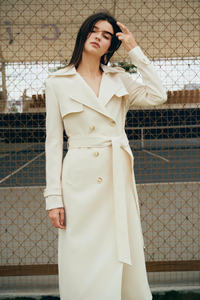 Haute qualité charmante collection d'automne confortable Trenchcoat dames vêtements pour femmes Style élégant fabriqué au VietNam - Product Image 5