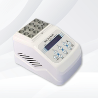 Thermostat de Bain Sec Portable Chauffage Bloc Métallique Numérique pour Tubes 02ml 2ml Contrôle Température