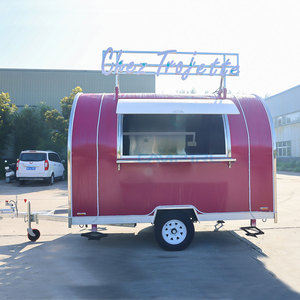 Remolque de Comida Pequeño CAMPTRL, Camioneta de Helados Eléctrica, Camión de Comida Móvil, Carrito de Comida para Snacks y Hamburguesas - Product Image 2