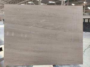 Revêtement de sol en pierre d'extérieur 30x30 24x24 Carrelage en <span class=keywords><strong>travertin</strong></span> blanc <span class=keywords><strong>beige</strong></span> pour pavés - Product Image 2