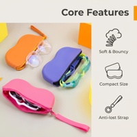 Sac de rangement de voyage multi-usage avec fermeture éclair, pochette étanche à fermeture éclair, pochette de rangement pour lunettes, sac d'accessoires de sport, support OEM ODM