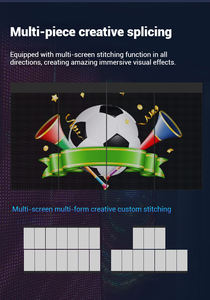 户外舞台飞行发光二极管屏幕魔毯旗屏幕全彩广告无人机悬挂 - Product Image 6