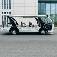 Bus électrique de tourisme haute endurance, nouvelle conception d'usine chinoise, 8/11/17/23 passagers, voiture ouverte/fermée