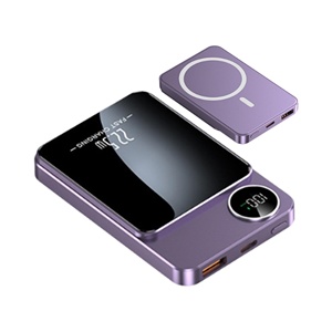 พาวเวอร์แบงค์ 10000mAh 20W ชาร์จเร็วพิเศษ พาวเวอร์แบงค์แม่เหล็กไร้สาย พร้อมหน้าจอ LED - Product Image 1
