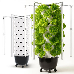Sistema Hidropónico Pineapple Tower con Luces LED Opcionales, Riego Automático y Diseño Multicapa para Vegetales de Hoja - Product Image 5