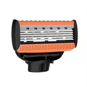 Высокое качество Мужская Безопасная бритва с триммером 5 лезвий картридж типа нержавеющая сталь материал - Product Image 1