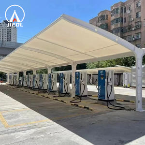 Abri de voiture en acier Q235, tente de stationnement pour voiture, structure de construction en membrane, structure tendue, carport - Product Image 1