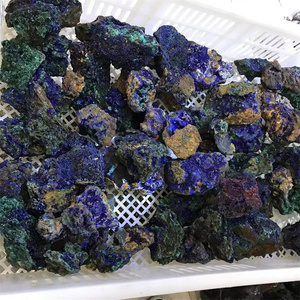 <span class=keywords><strong>Azurita</strong></span> <span class=keywords><strong>azul</strong></span> con malaquita, espécimen rugoso con malaquita Mineral, cristal Natural, venta al por mayor - Product Image 6