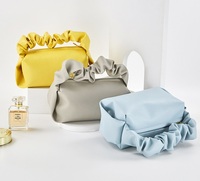 Multiskilled Suited Mighty Fuax Suede Leather Maquillaje Train Case preeminente Anti-Bacteria Vanity Bag Rich Selected Vanity case