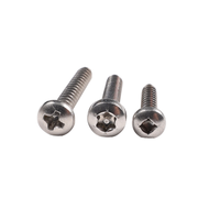 Bouton portable en acier inoxydable à tête cylindrique, 1 pièce, anti-vol, à vis torx, auto-perçage et piercing