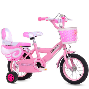 Vélo pour enfants tendance, <span class=keywords><strong>12</strong></span> <span class=keywords><strong>pouces</strong></span>, 16 <span class=keywords><strong>pouces</strong></span>, en acier rose, avec roues d'apprentissage, vélo pour filles de 3 à 5 ans - Product Image 4