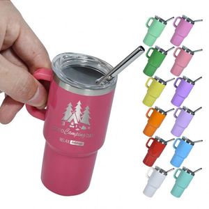 Custom Logo 3oz 4oz Mini Tumbler Handle Stainless Steel Cute Wine <b>Cup</b> Shot Glass Tumbler With <b>Lids</b> <b>Straw</b> - Product Image 2