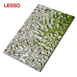แผ่นสแตนเลส <span class=keywords><strong>LESSO</strong></span> 304 201 316 ลายคลื่นน้ำ สำหรับตกแต่ง แผงตกแต่ง โรงแรม งานวิศวกรรม - Product Image 5