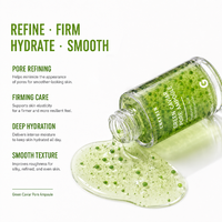 Sérum facial ampoule au caviar vert pour les pores, hydratant, soin de la peau, marque privée, OEM, ODM, vente en gros